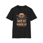 Bad at Putting - Worse at Aiming Vintage Disc Golf T-Shirt