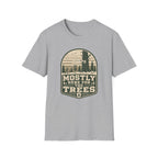 Mostly Here For the TreesVintage Disc Golf T-Shirt