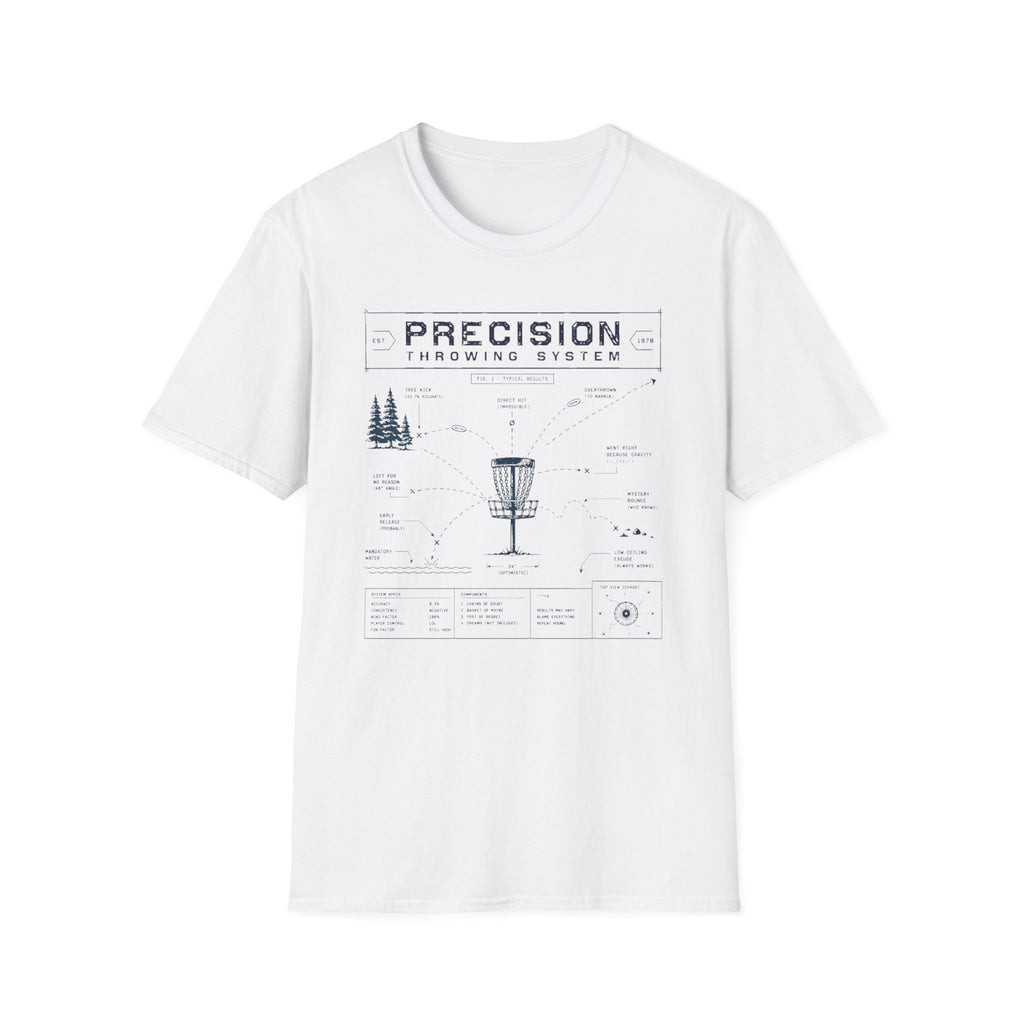 Precision Throwing System Vintage Disc Golf T-Shirt