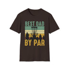 Best Dad By Par Vintage Disc Golf T-Shirt