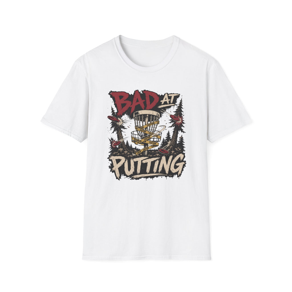 Bad at Putting Vintage Disc Golf T-Shirt