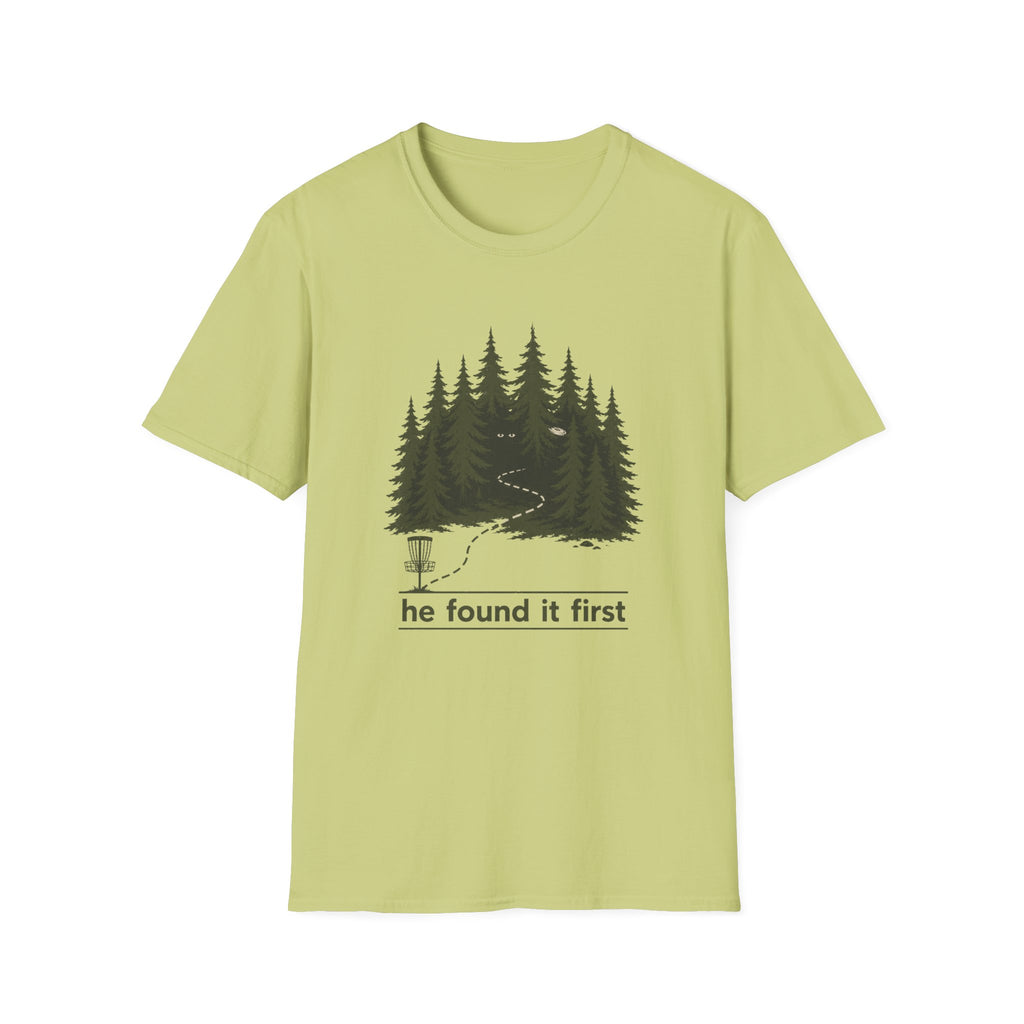 He Found It First Vintage Disc Golf T-Shirt