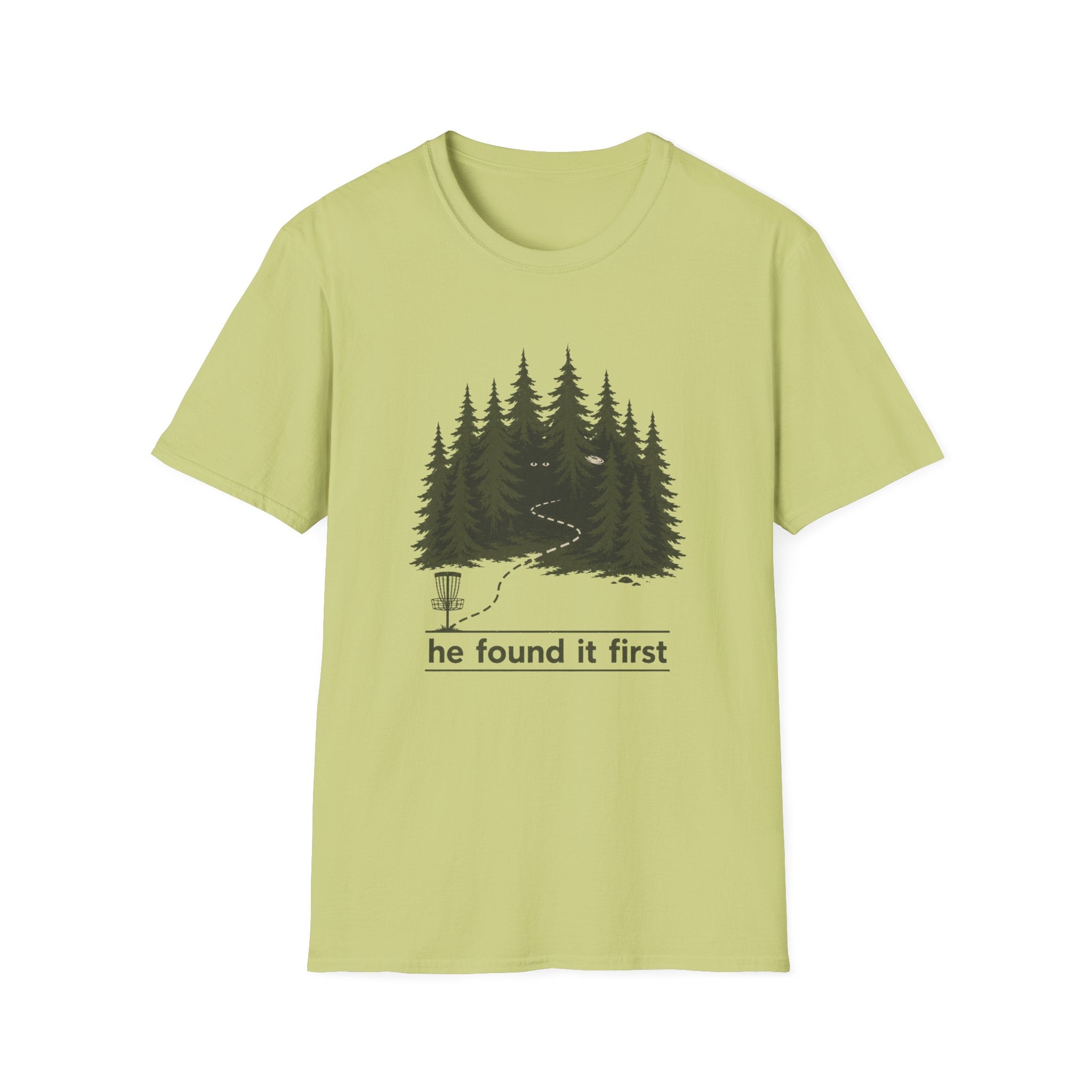 He Found It First Vintage Disc Golf T-Shirt