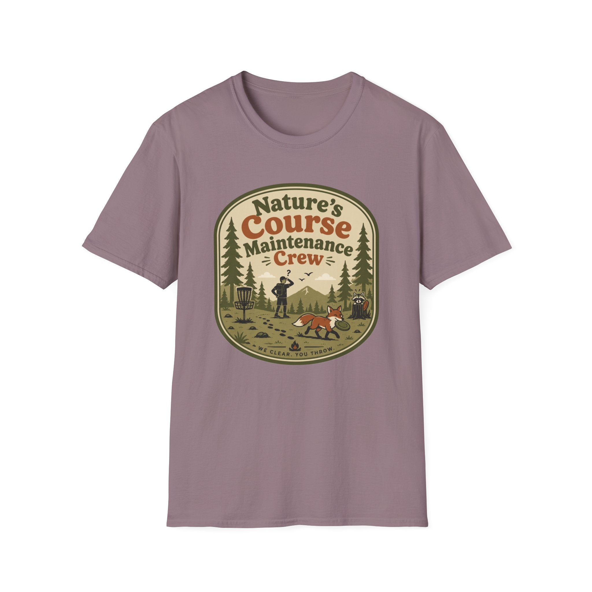 Nature Course Maintenance Vintage Disc Golf T-Shirt
