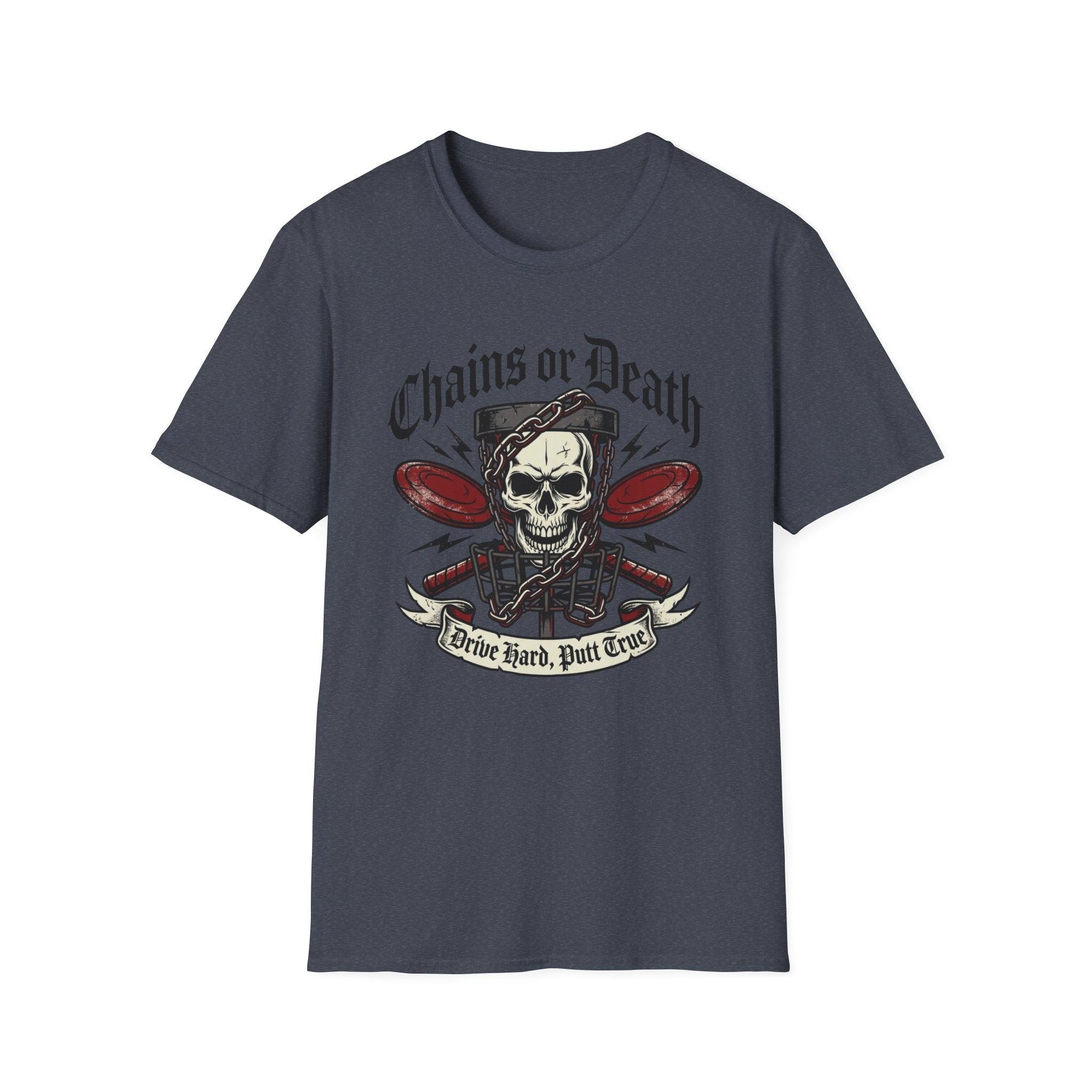 Chains or Death Vintage Disc Golf T-Shirt