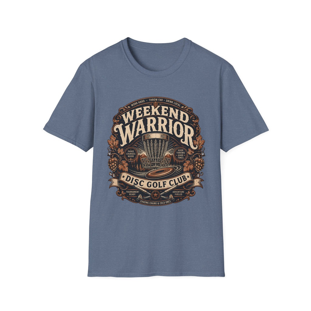 Weekend Warrior Vintage Disc Golf T-Shirt