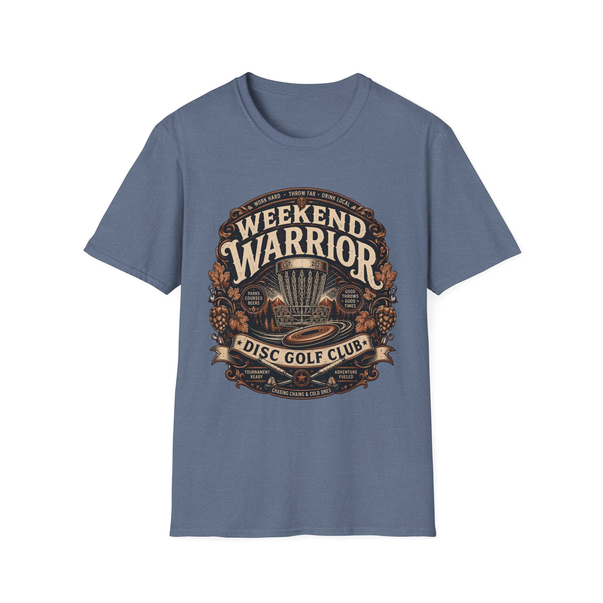 Weekend Warrior Vintage Disc Golf T-Shirt