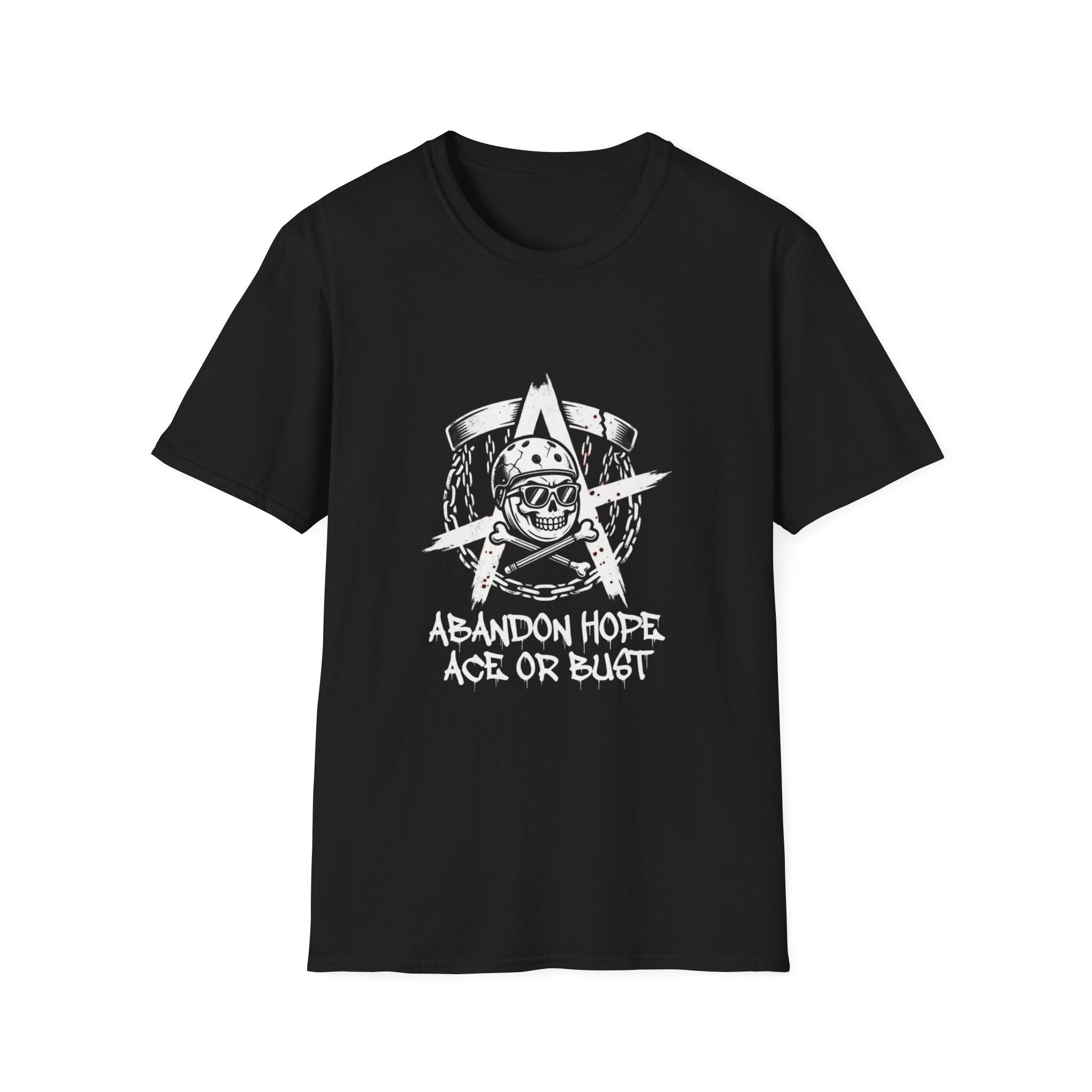 Abandon Hope - Ace or Bust Vintage Disc Golf T-Shirt