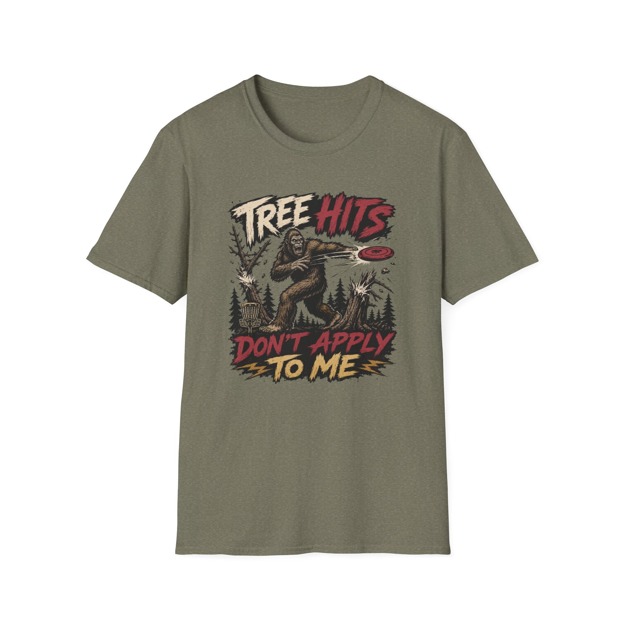 Tree Hits Don't Apply To Me Vintage Disc Golf T-Shirt