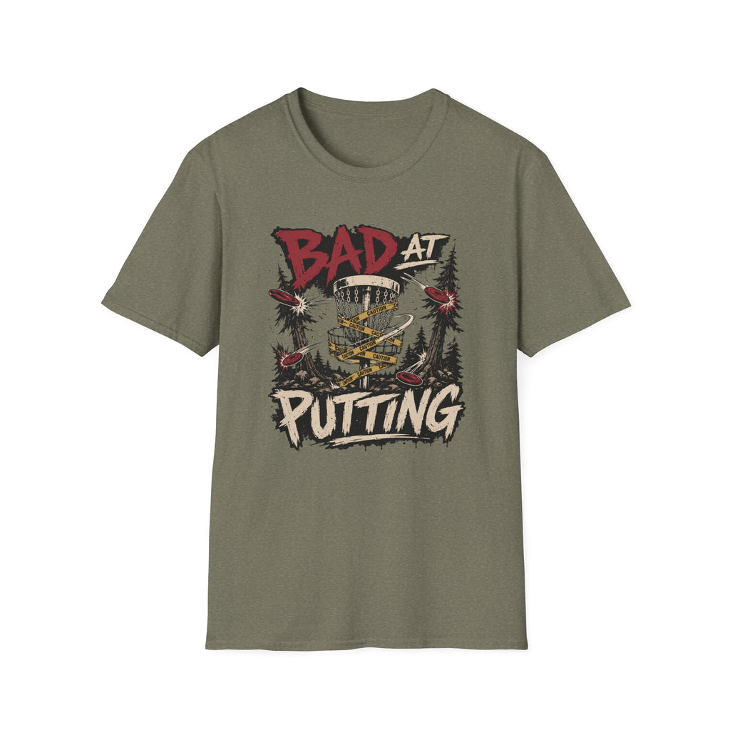 Bad at Putting Vintage Disc Golf T-Shirt