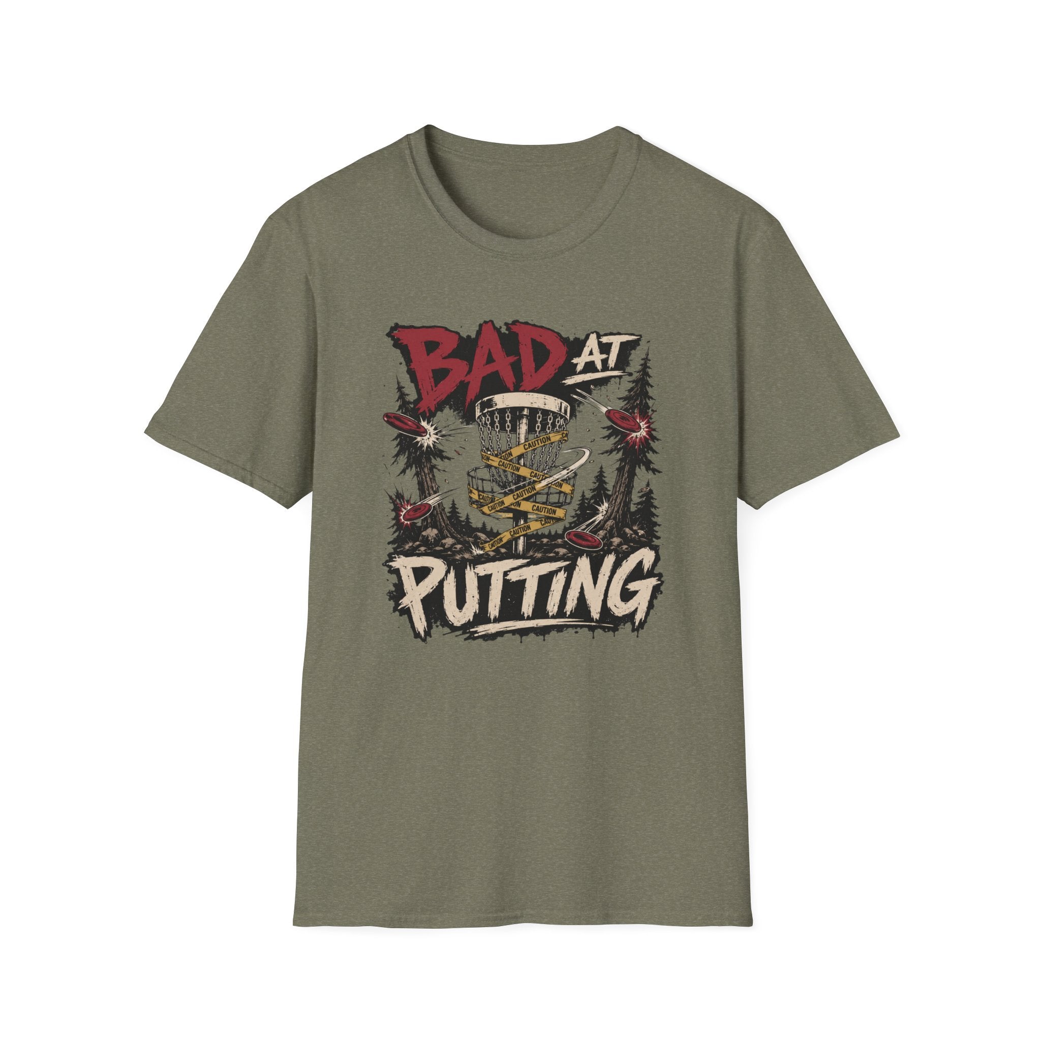 Bad at Putting Vintage Disc Golf T-Shirt