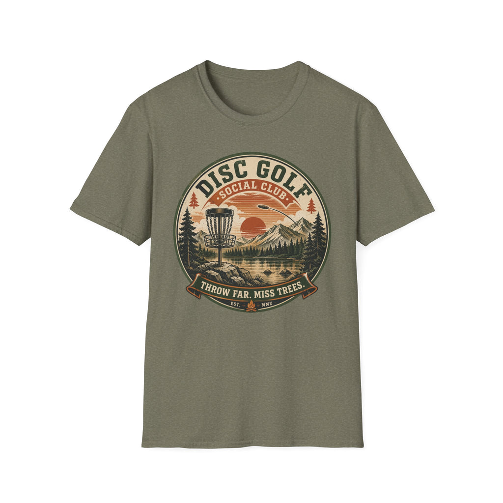 Disc Golf Social Club Vintage Disc Golf T-Shirt