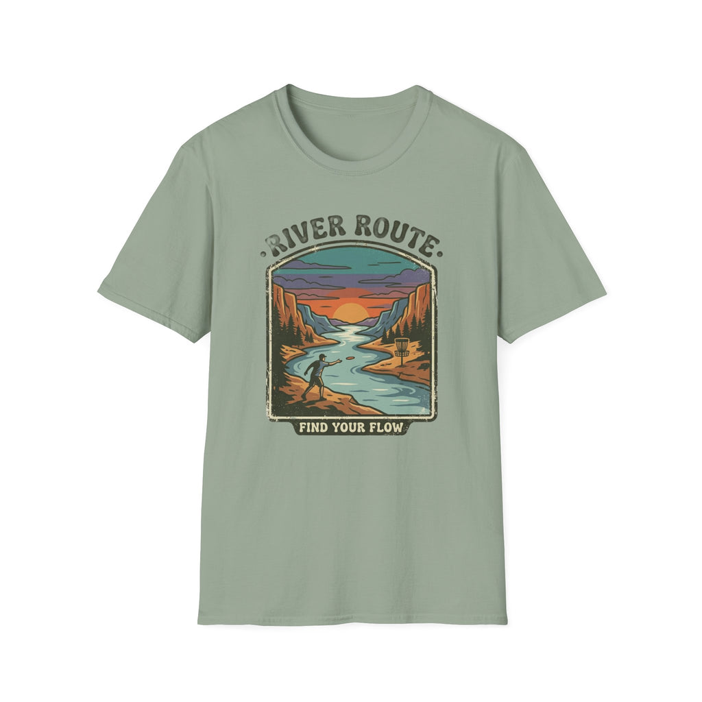 River Route Vintage Disc Golf T-Shirt