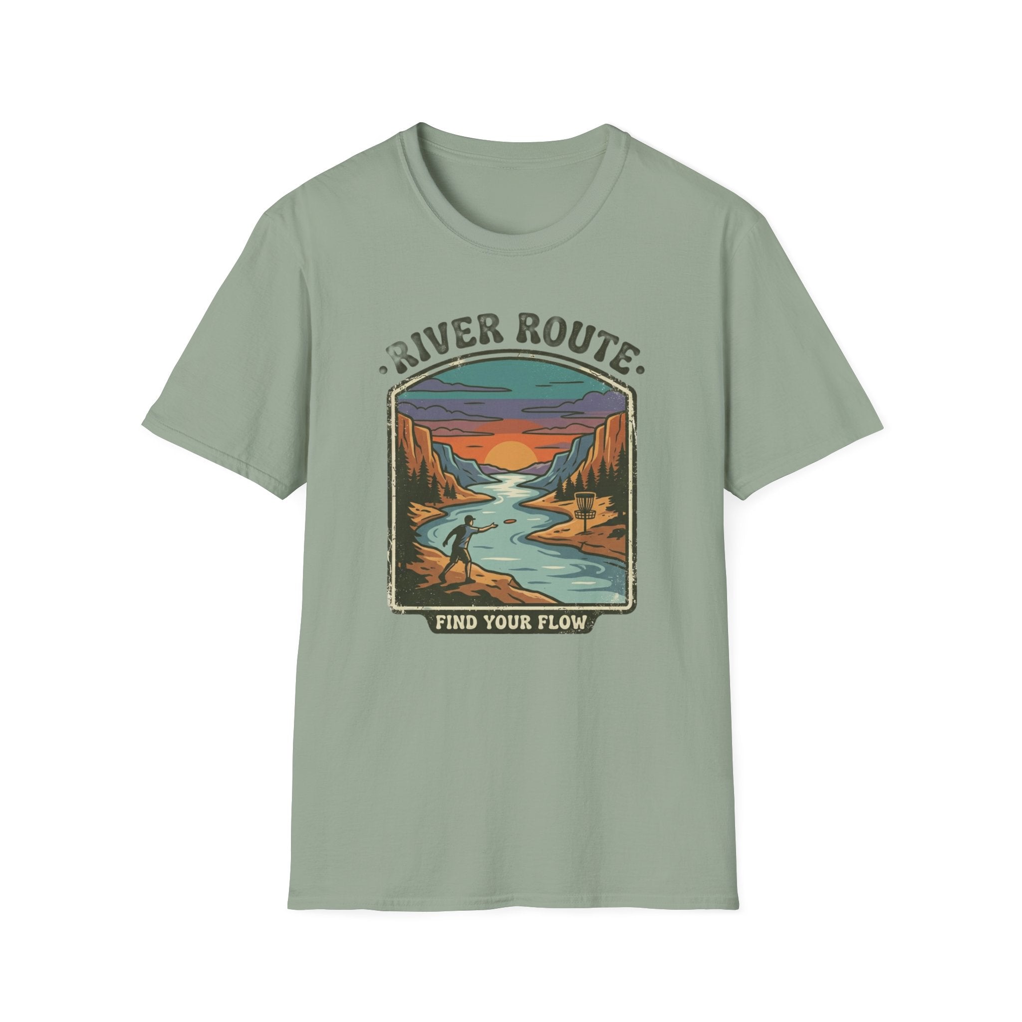 River Route Vintage Disc Golf T-Shirt