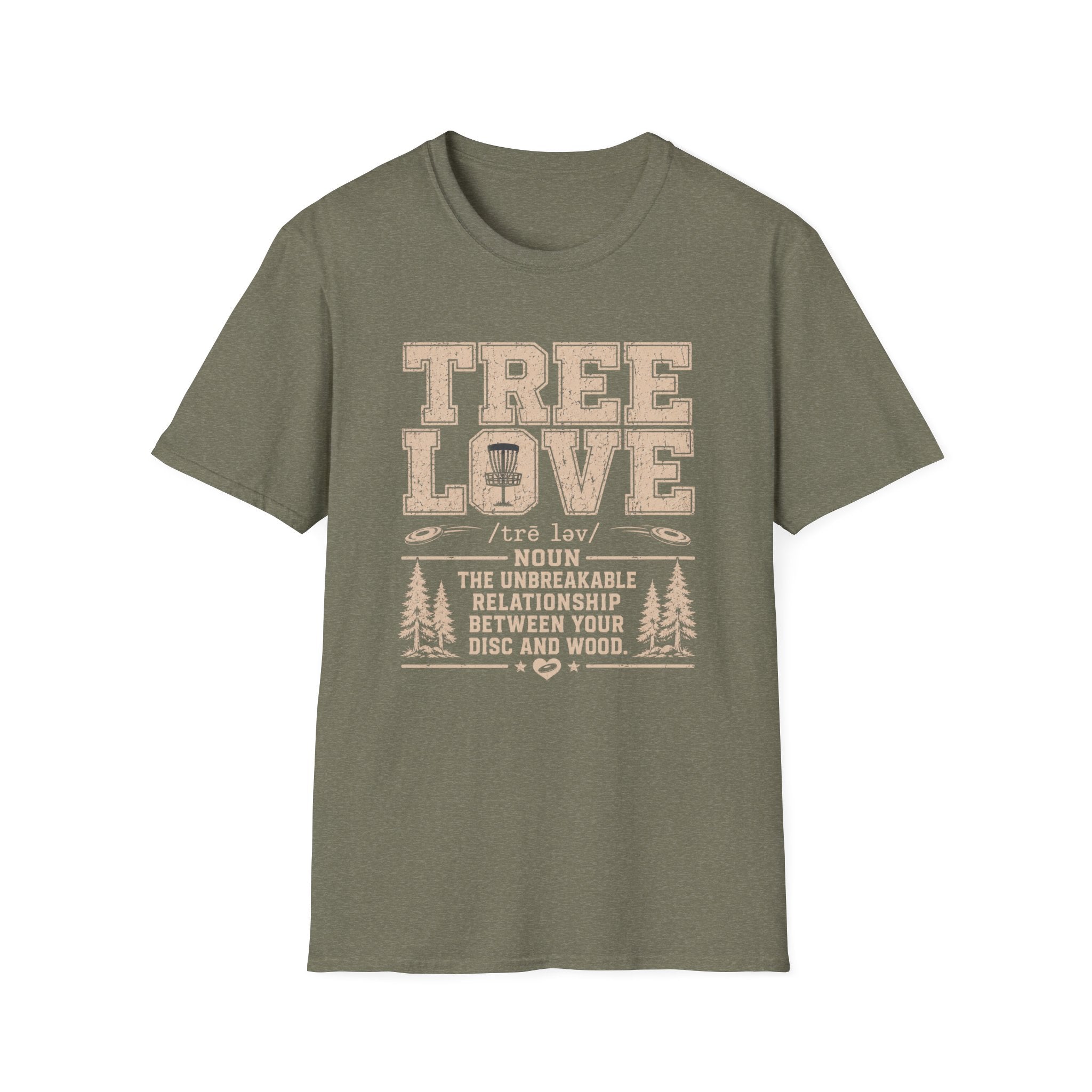 Tree Love Vintage Disc Golf T-Shirt