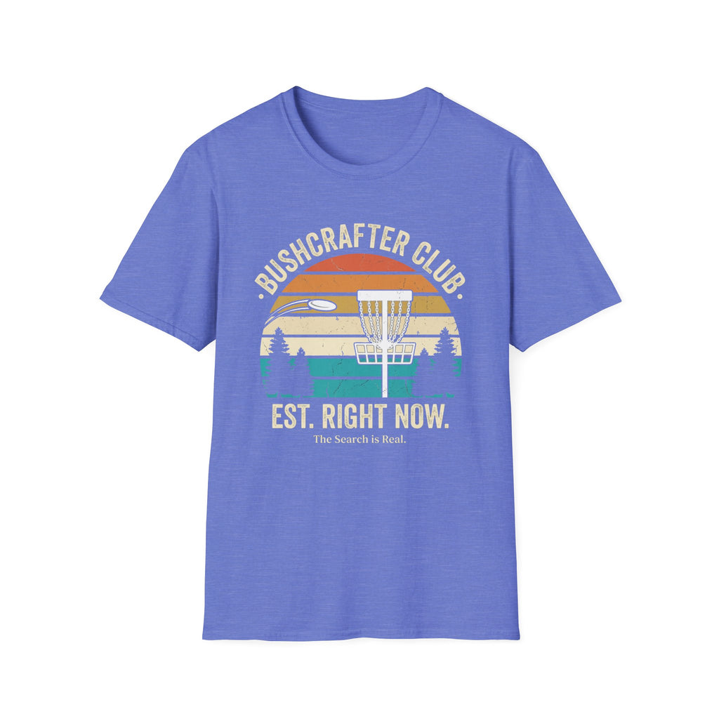 Bushcrafter Club Vintage Disc Golf T-Shirt
