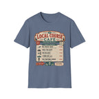 Course Cafe Menu Vintage Disc Golf T-Shirt