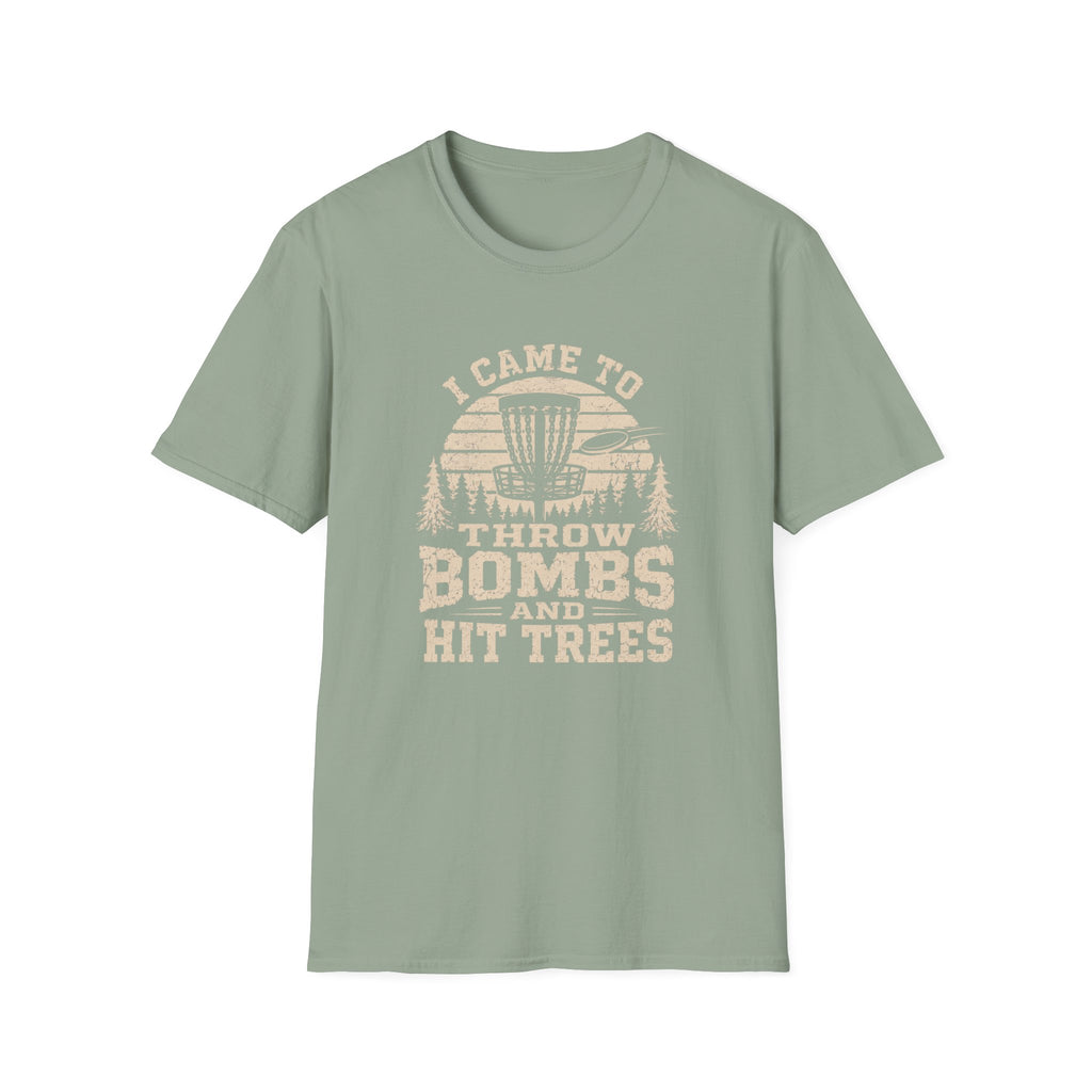 Throw Bombs Vintage Disc Golf T-Shirt