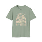 Throw Bombs Vintage Disc Golf T-Shirt