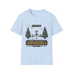Course Difficulty Impossible Vintage Disc Golf T-Shirt