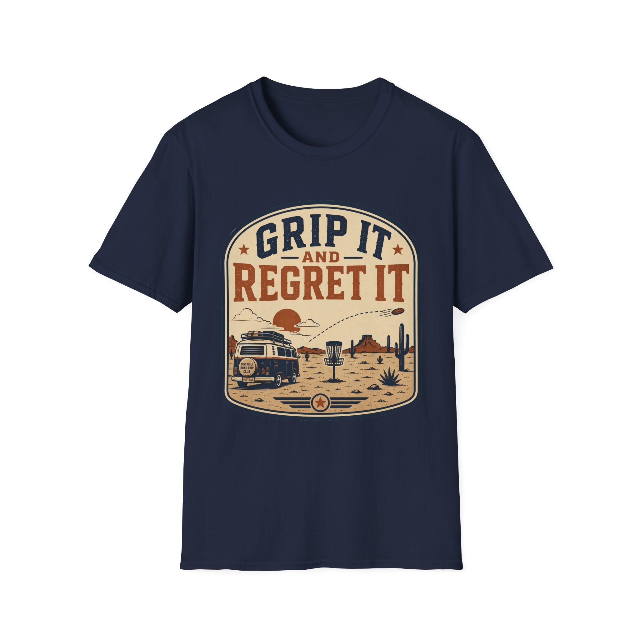 Grip It and Regret It Vintage Disc Golf T-Shirt