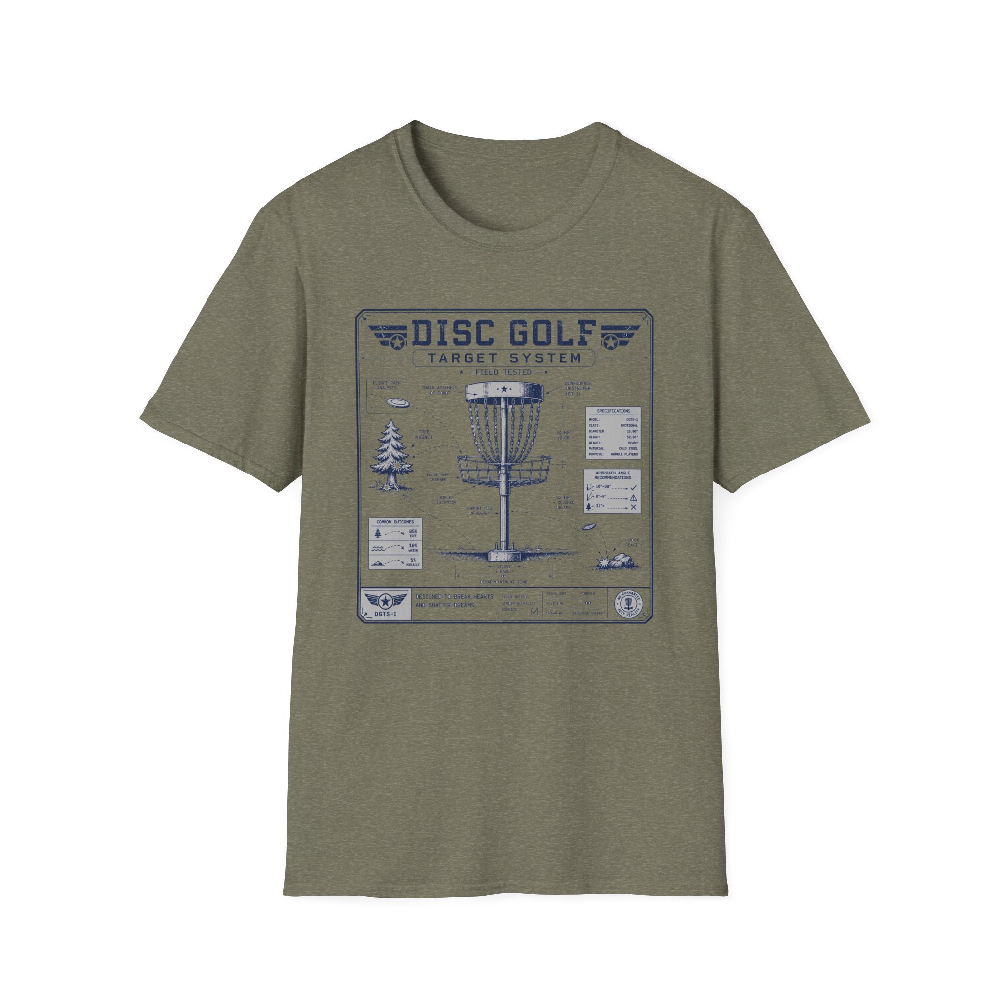 Disc Golf Target System Vintage Disc Golf T-Shirt