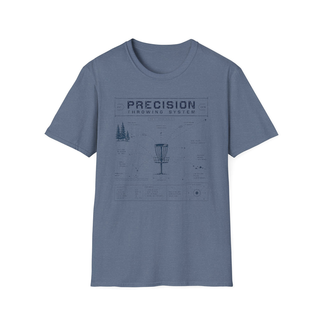 Precision Throwing System Vintage Disc Golf T-Shirt