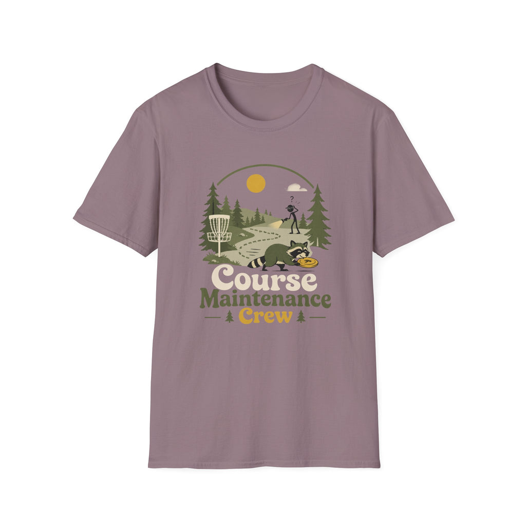 Course Maintenance Crew Vintage Disc Golf T-Shirt