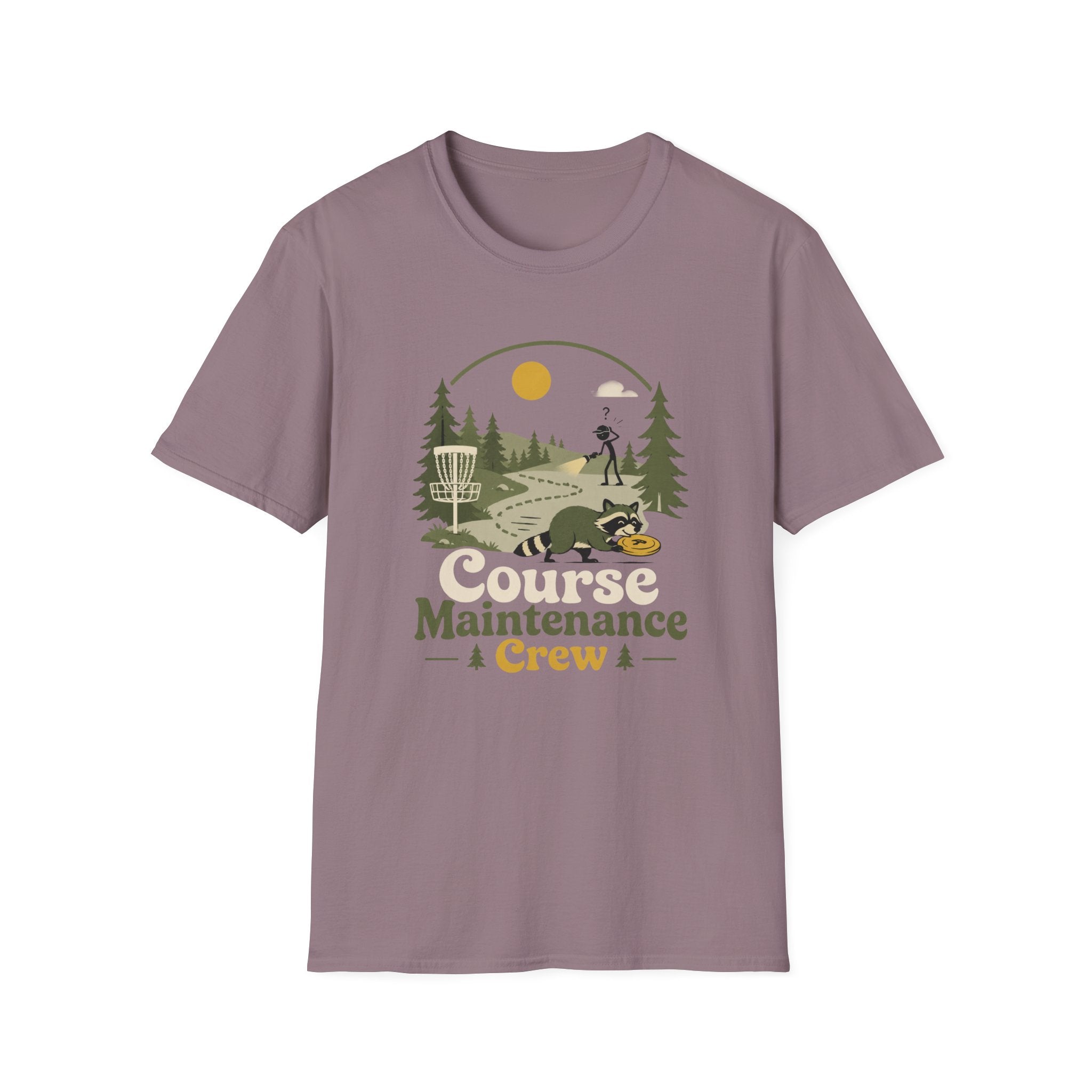 Course Maintenance Crew Vintage Disc Golf T-Shirt