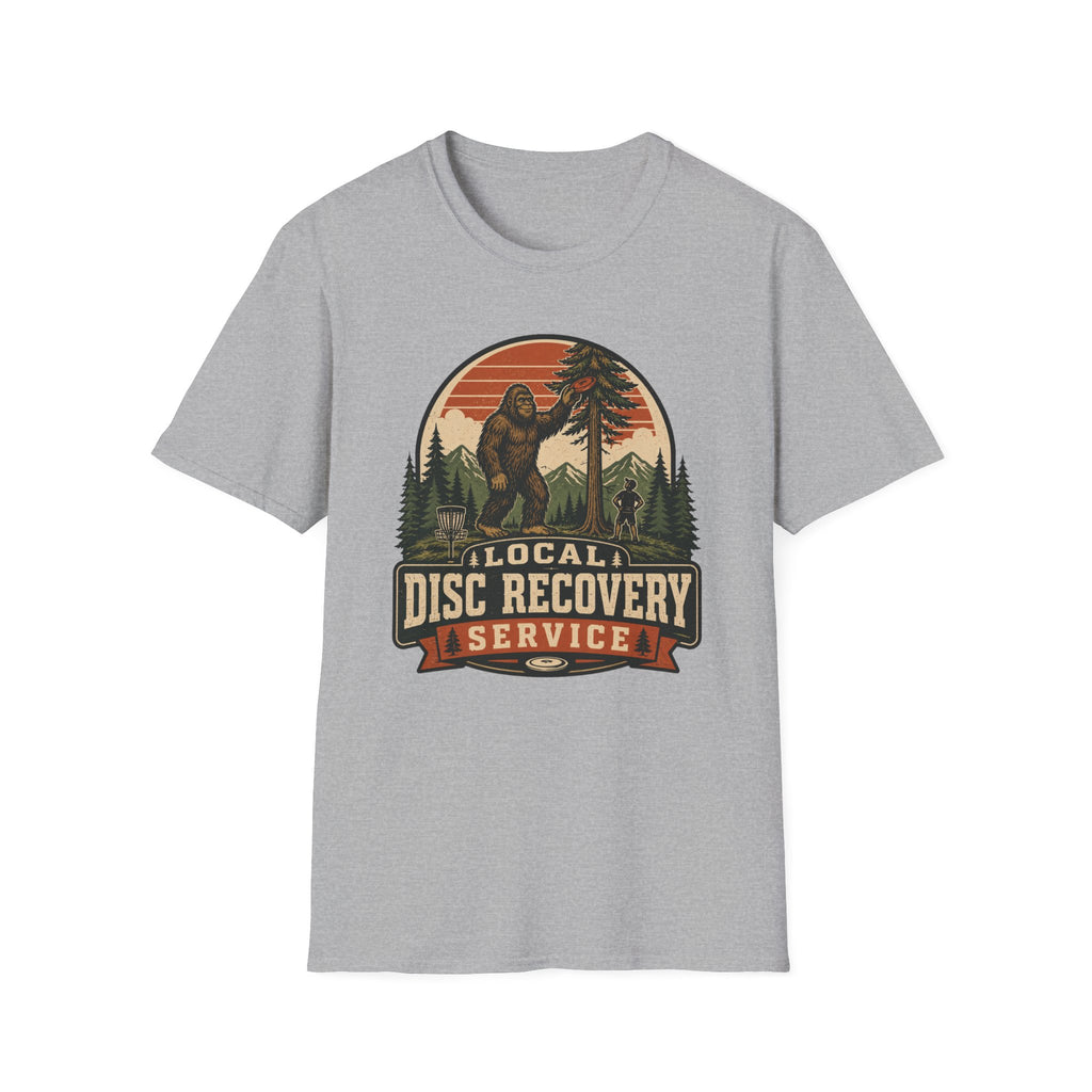 Local Disc Recovery Service Vintage Disc Golf T-Shirt