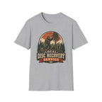 Local Disc Recovery Service Vintage Disc Golf T-Shirt