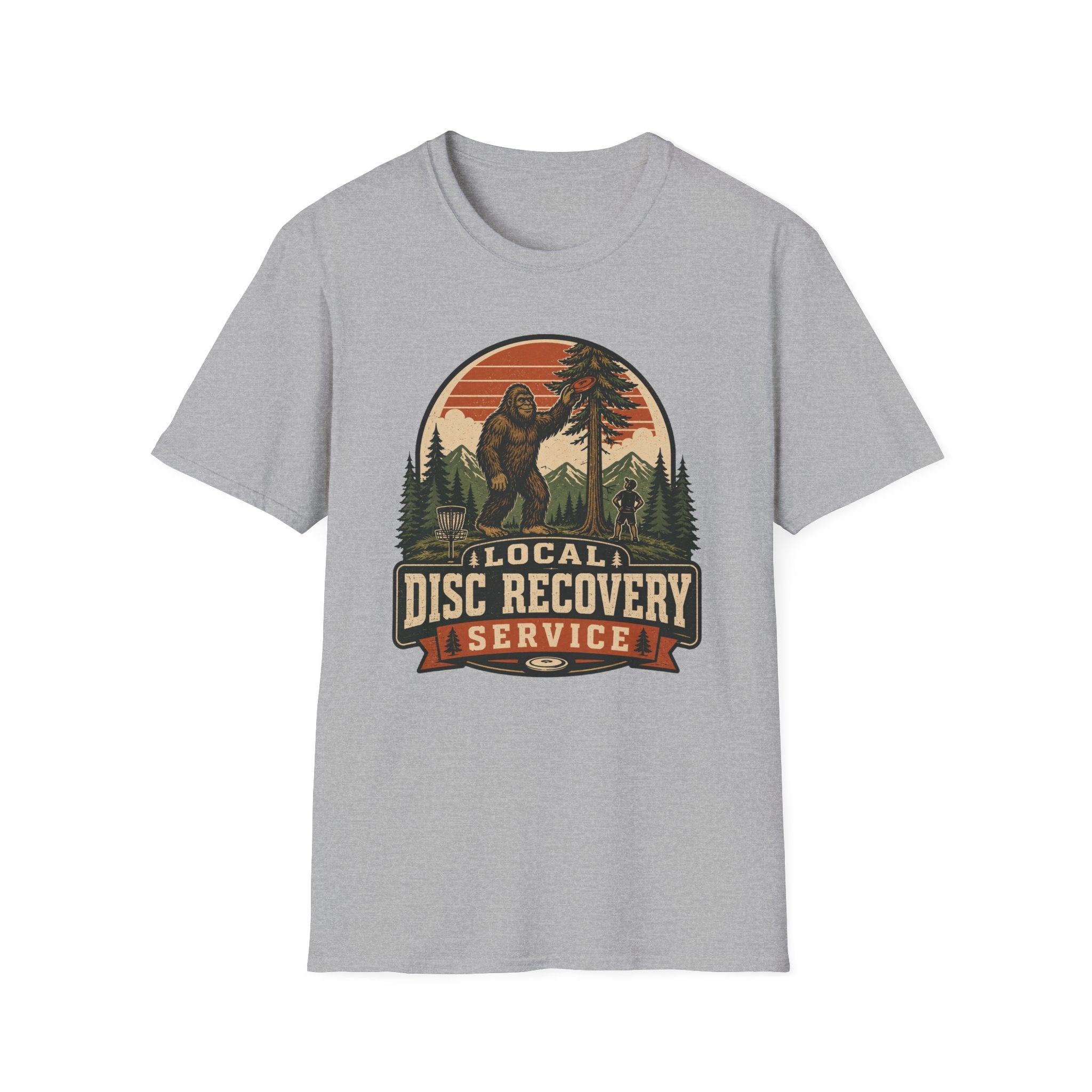 Local Disc Recovery Service Vintage Disc Golf T-Shirt