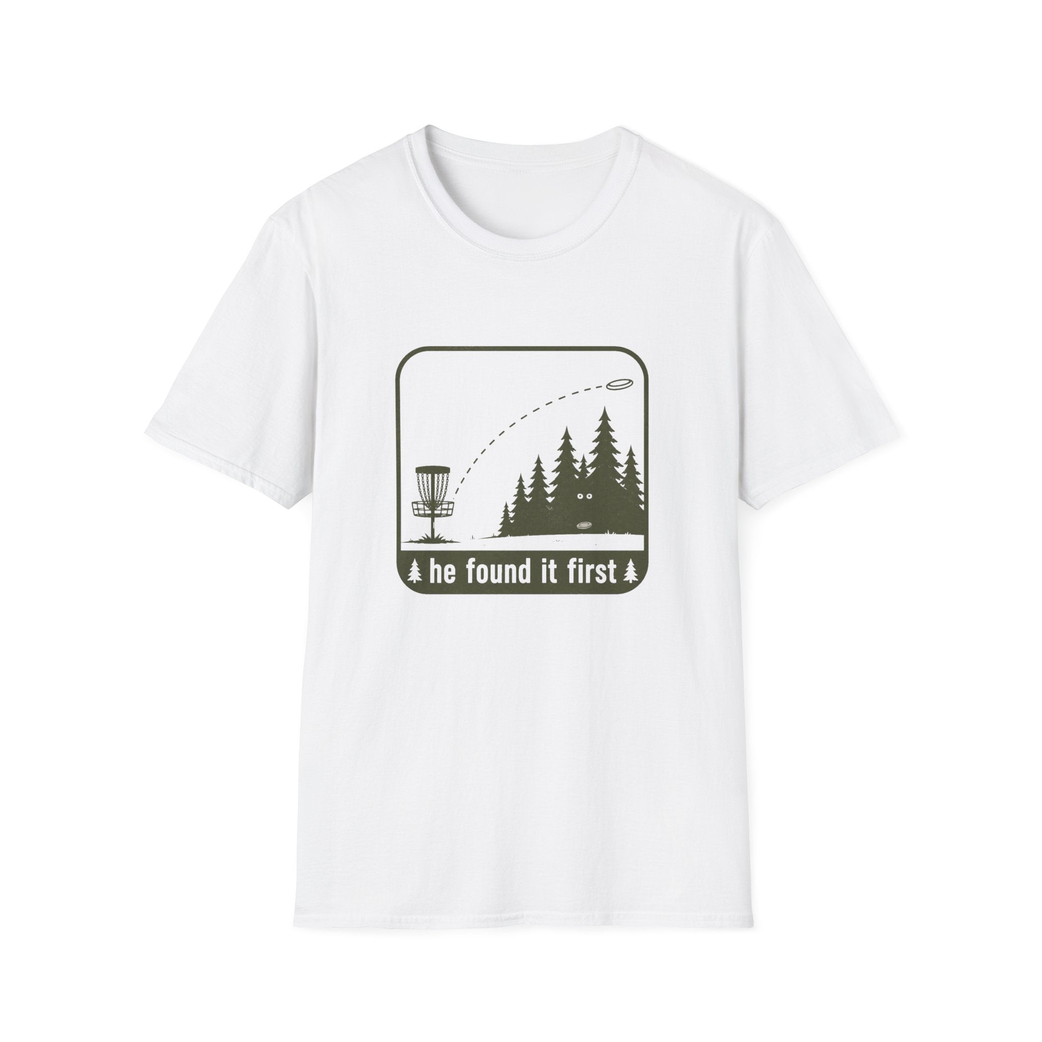 He Found It First Disc Golf T-Shirt