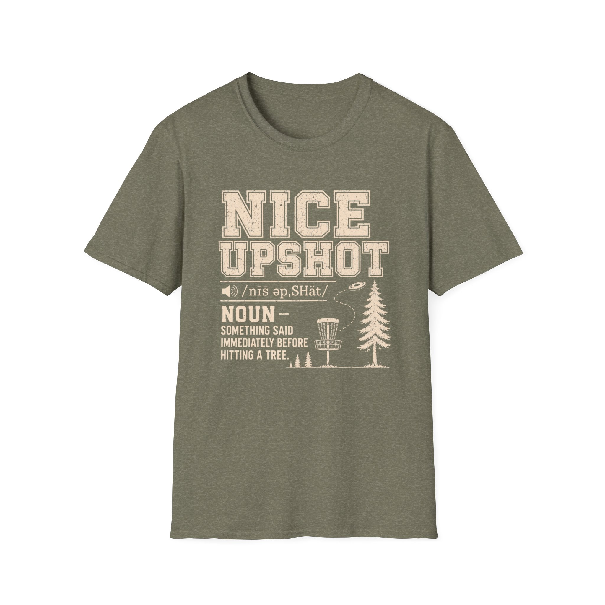 Nice Upshot Vintage Disc Golf T-Shirt