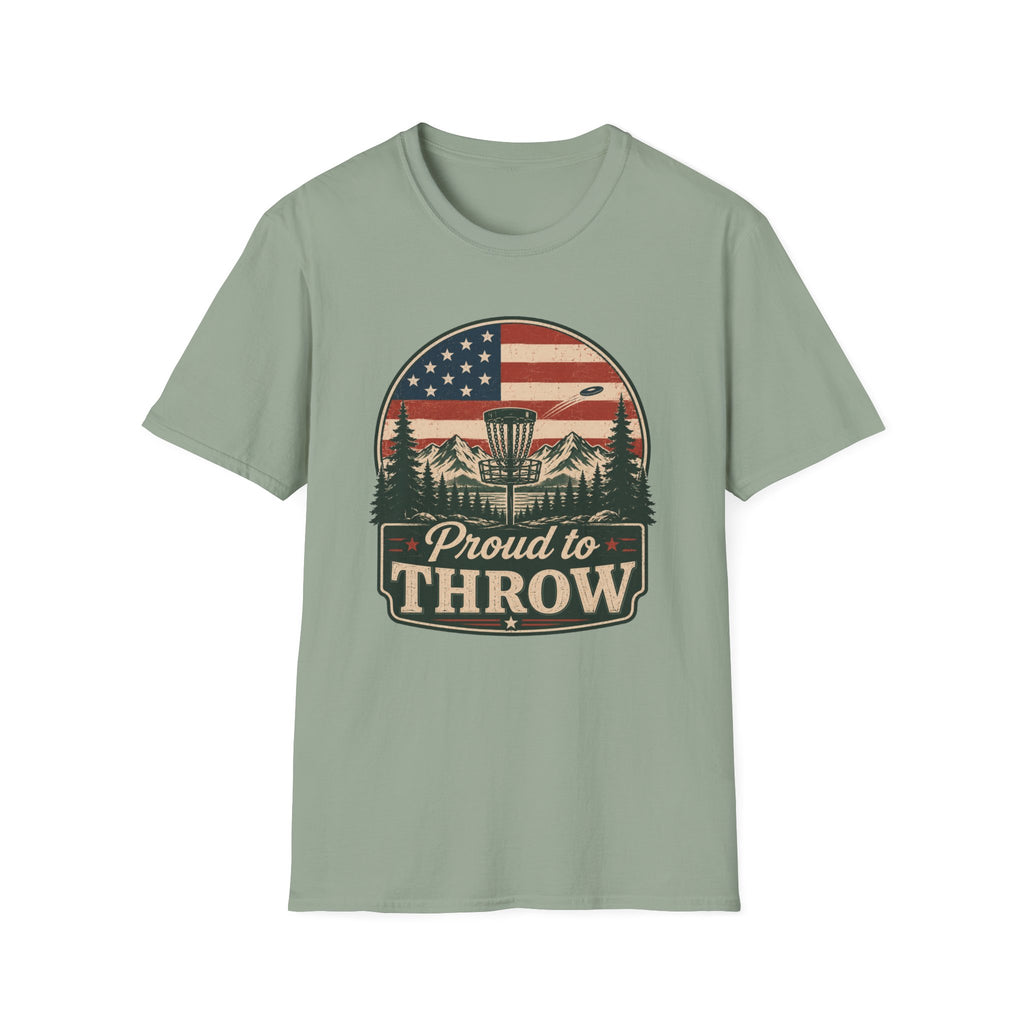 Proud to Throw Vintage Disc Golf T-Shirt