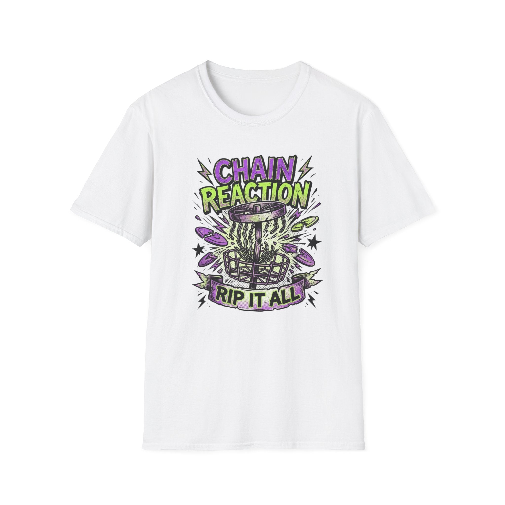 Chain Reaction Vintage Disc Golf T-Shirt