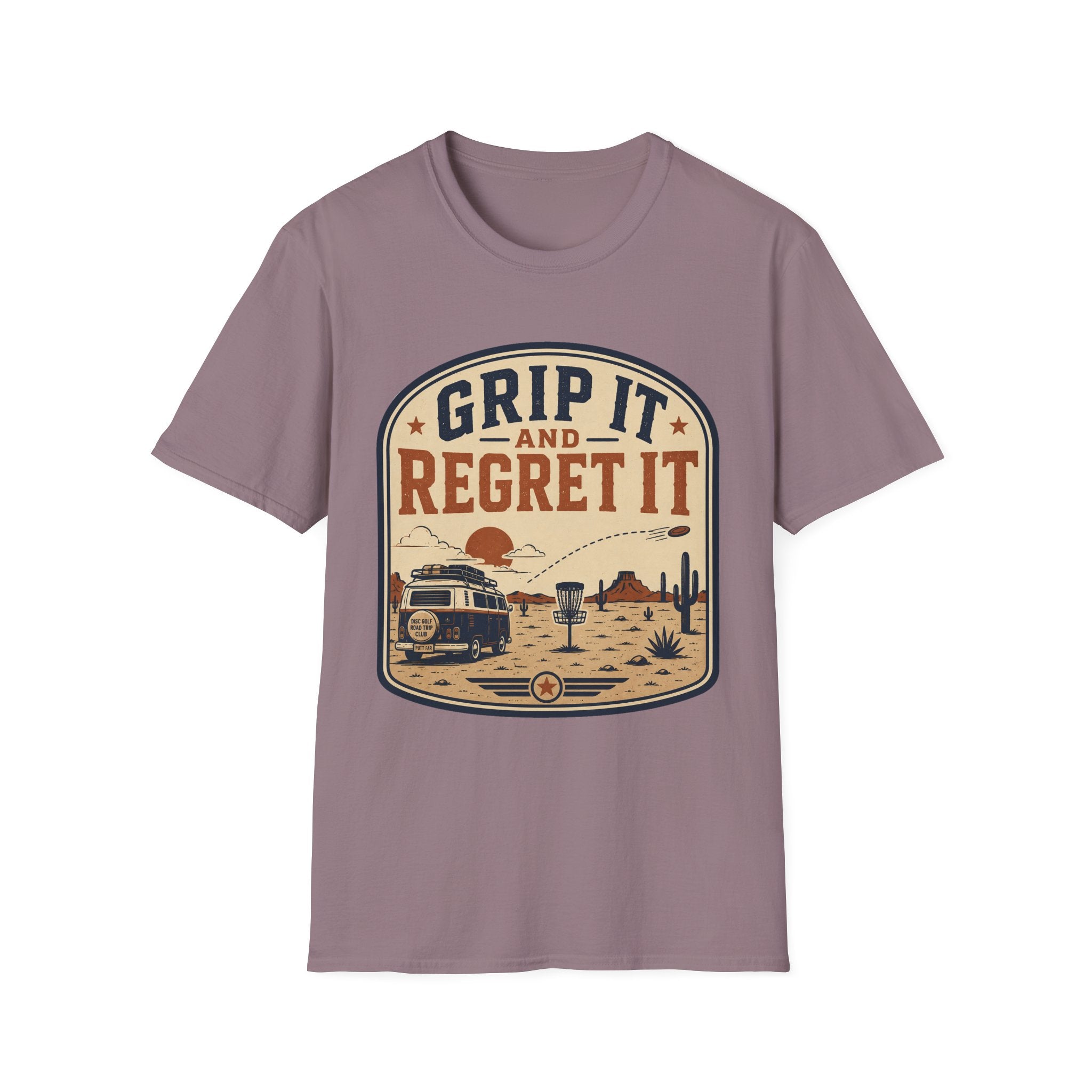Grip It and Regret It Vintage Disc Golf T-Shirt