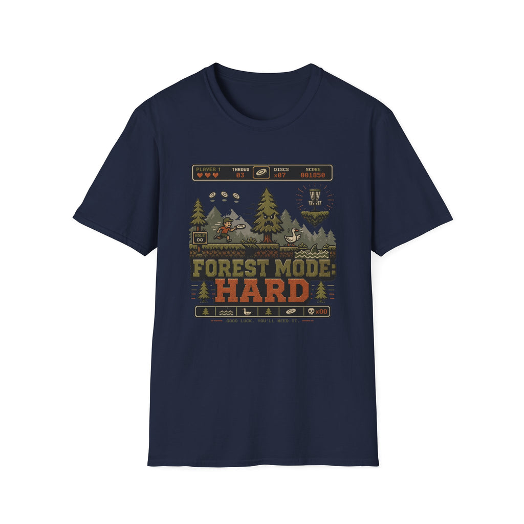 Forest Mode Hard Vintage Disc Golf T-Shirt