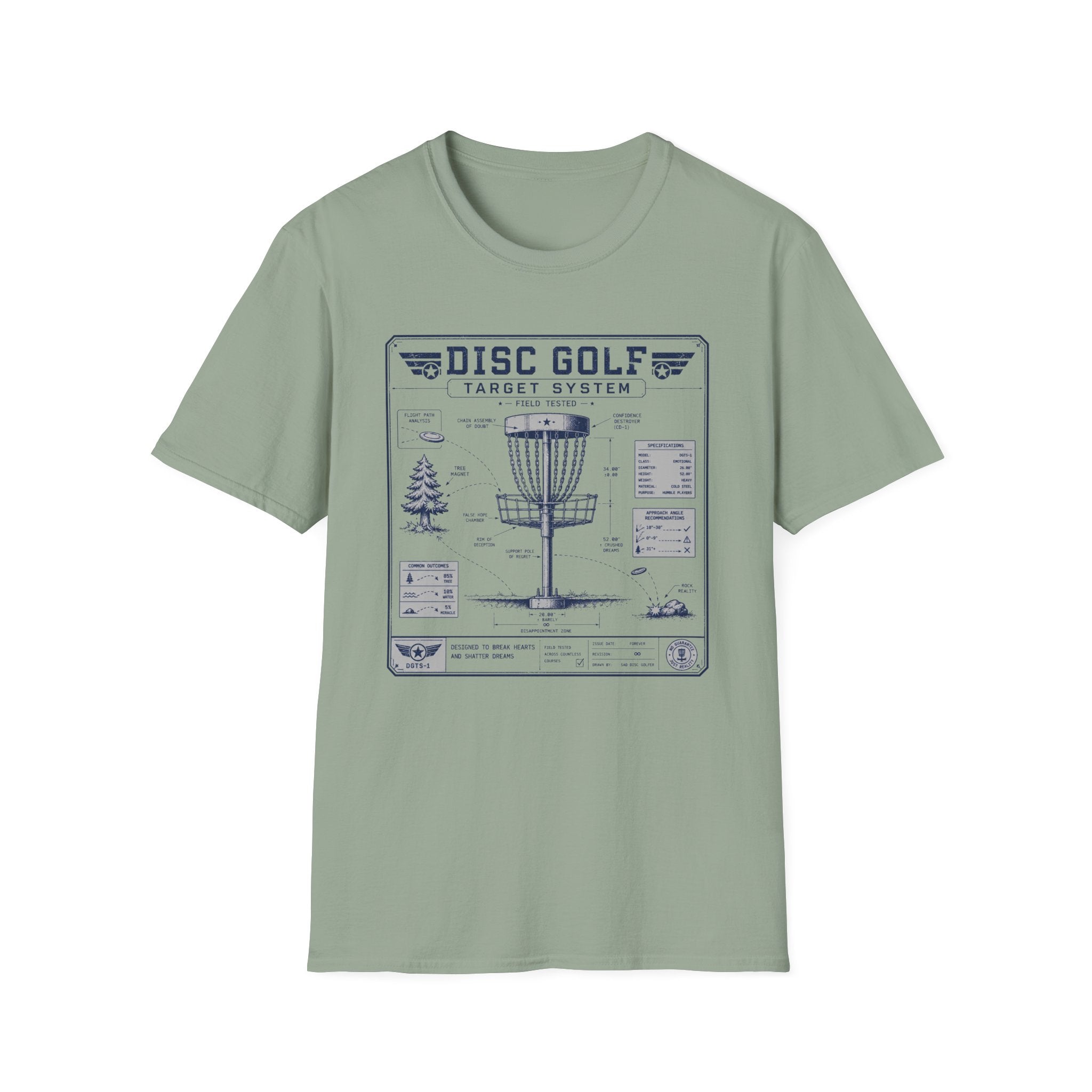 Disc Golf Target System Vintage Disc Golf T-Shirt