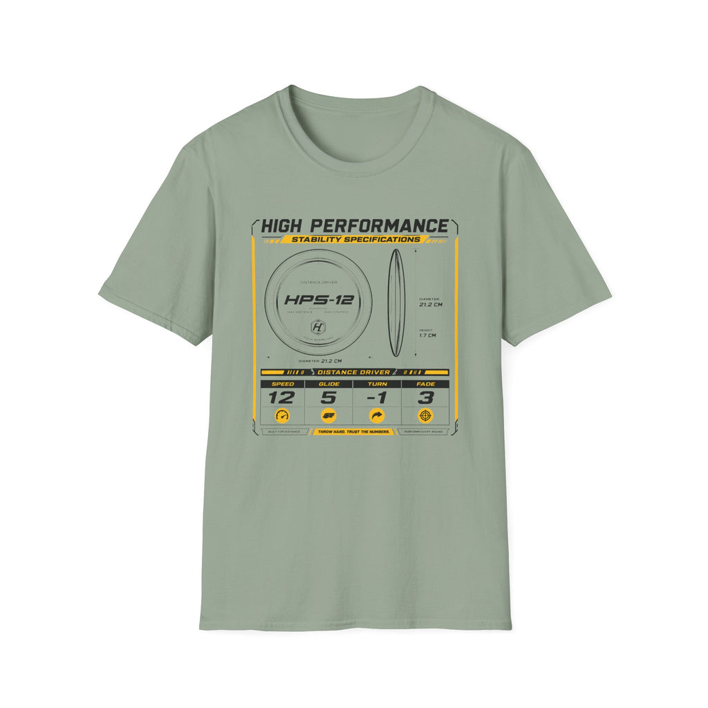 Disc Blueprint Vintage Disc Golf T-Shirt
