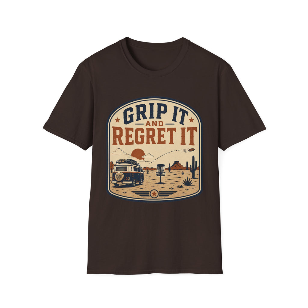 Grip It and Regret It Vintage Disc Golf T-Shirt