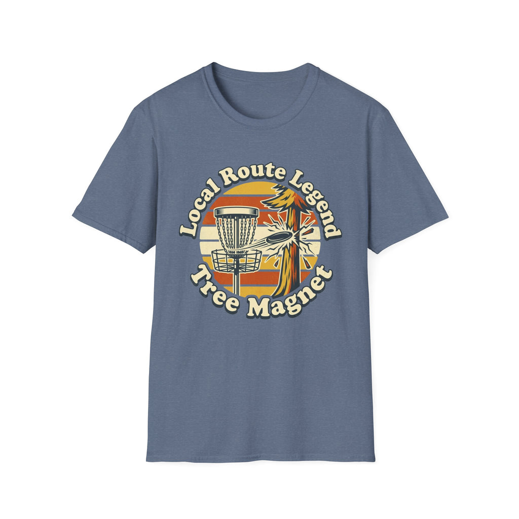 Local Route Tree Magnet Vintage Disc Golf T-Shirt