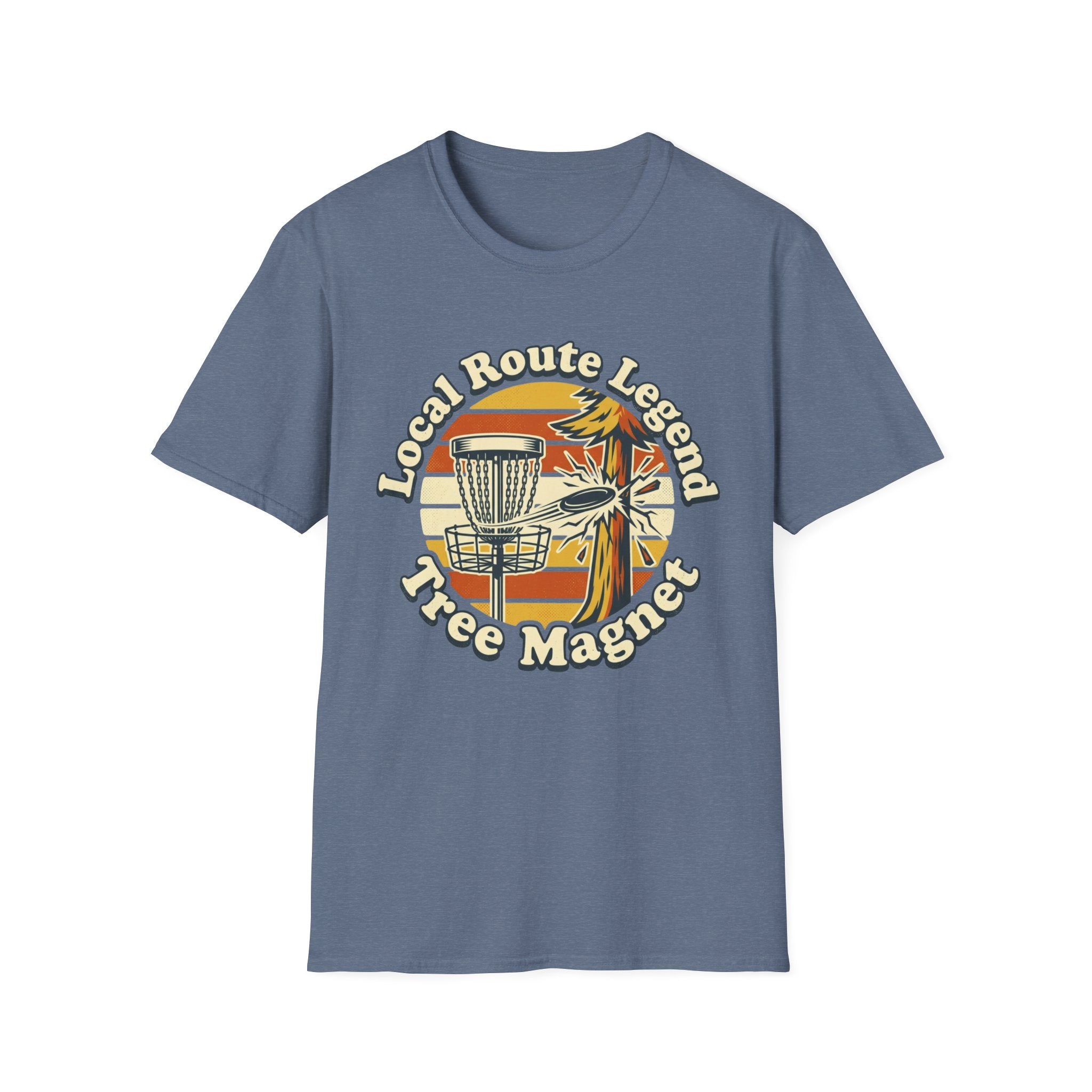 Local Route Tree Magnet Vintage Disc Golf T-Shirt