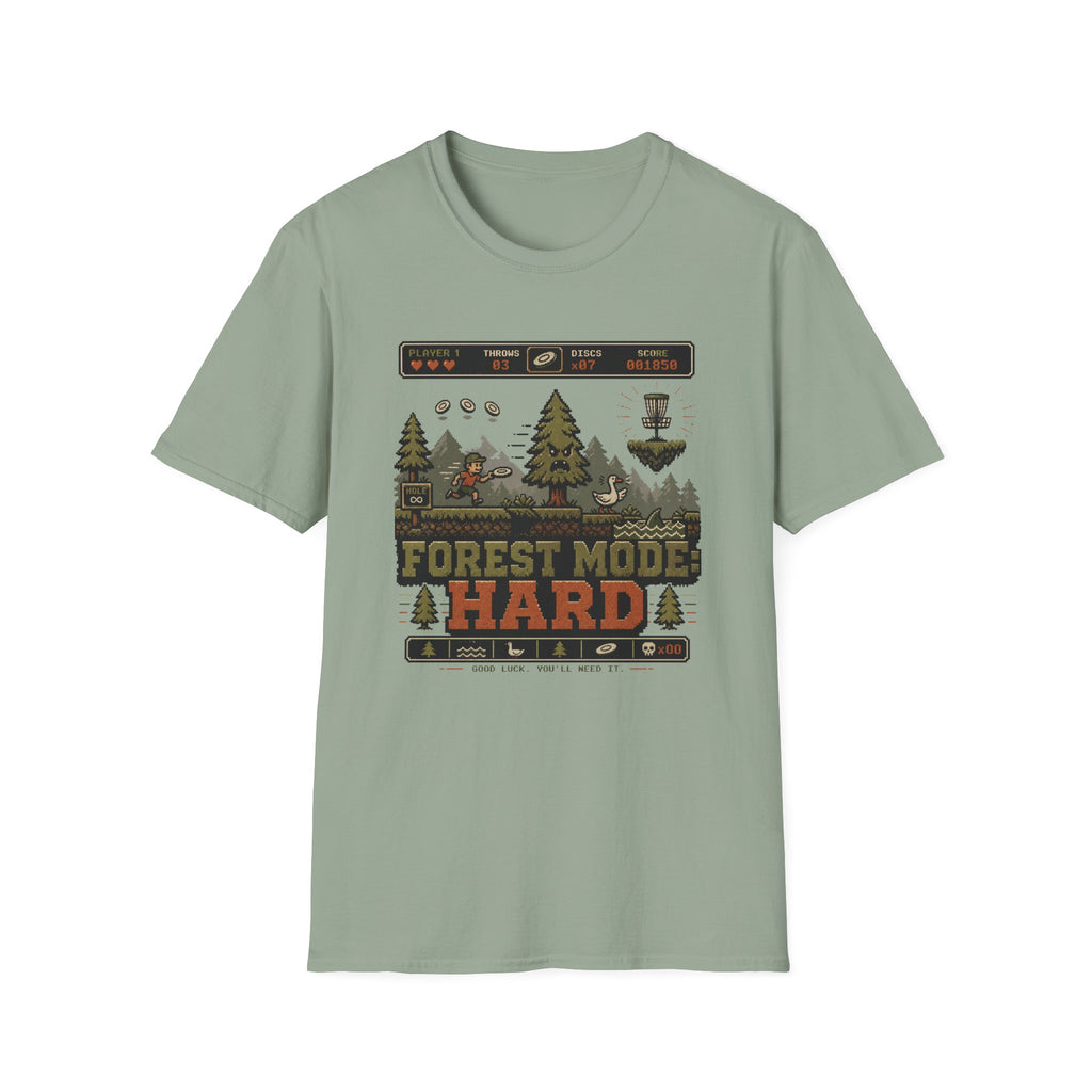 Forest Mode Hard Vintage Disc Golf T-Shirt