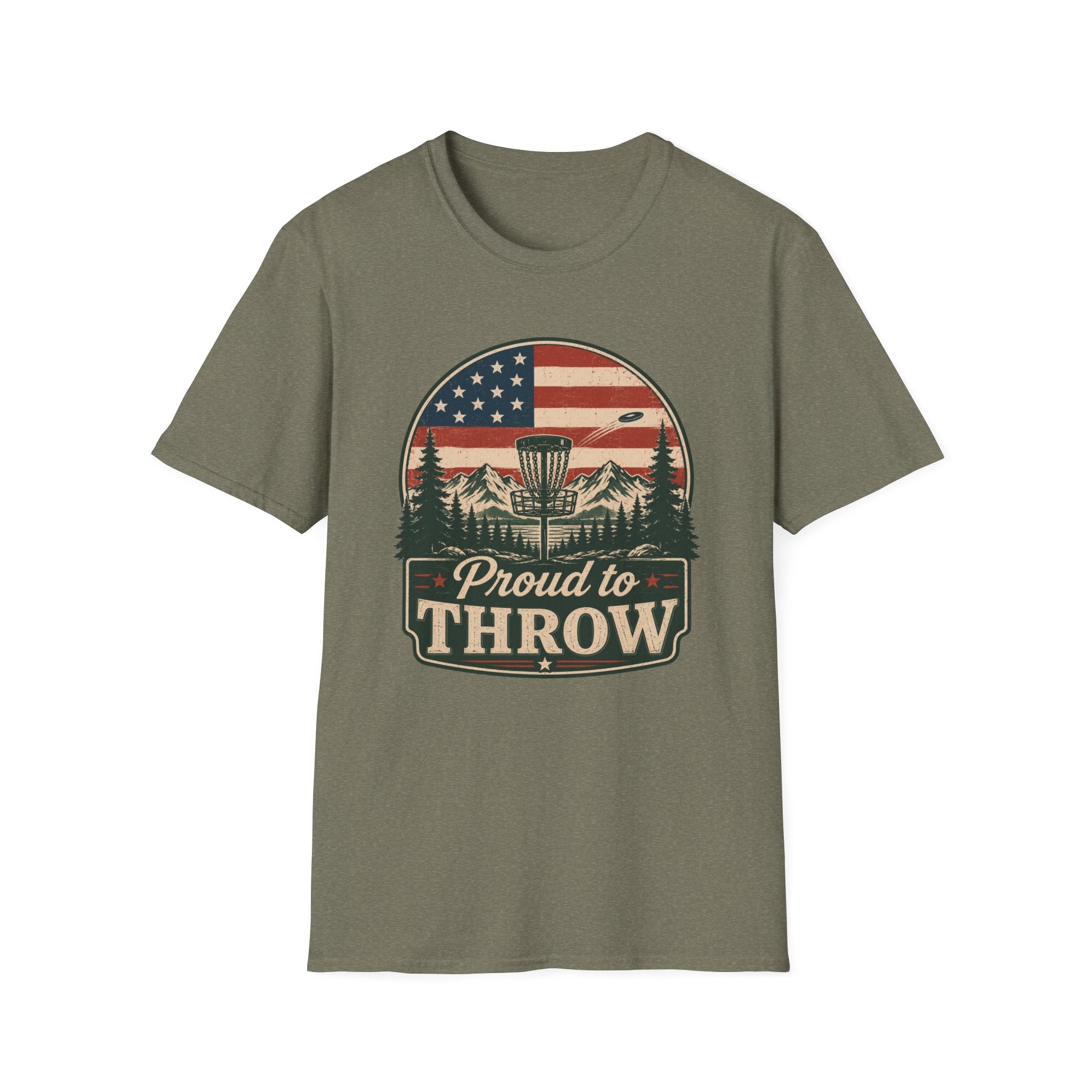 Proud to Throw Vintage Disc Golf T-Shirt