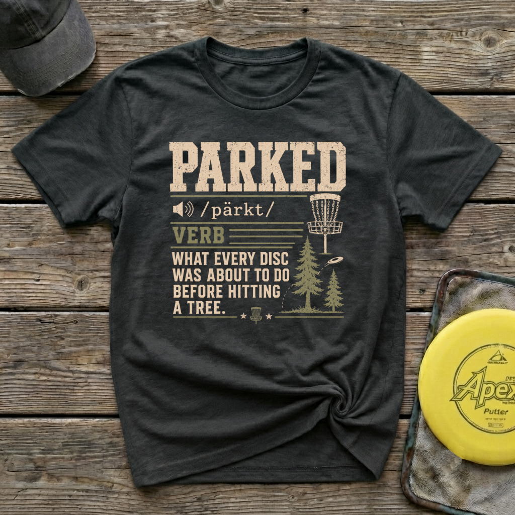 Parked Vintage Disc Golf T-Shirt
