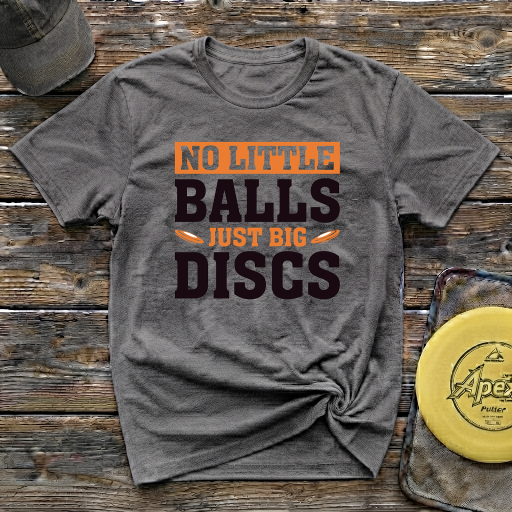 No Little Balls Vintage Disc Golf T-Shirt