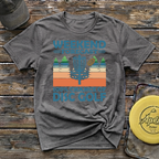 Weekend Forecast Disc Golf Vintage Disc Golf T-Shirt
