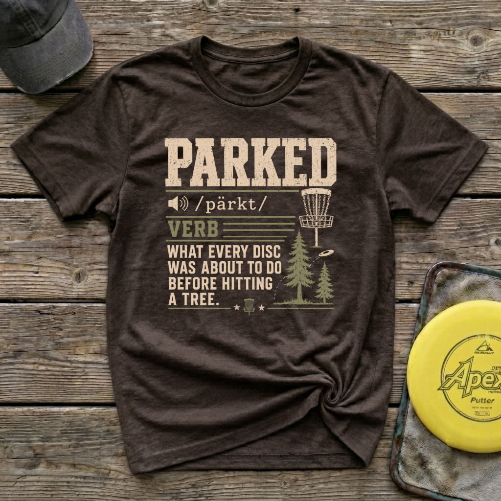 Parked Vintage Disc Golf T-Shirt