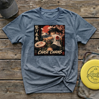 Anime Style Female Vintage Disc Golf T-Shirt